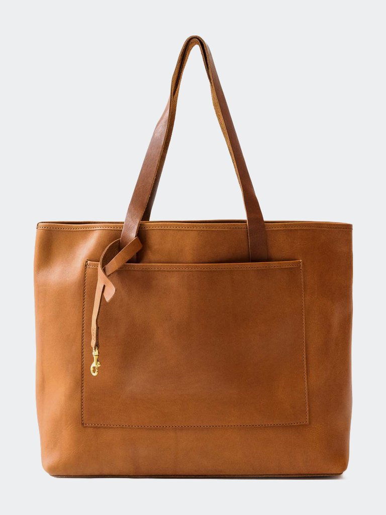 The Oversized Tote - Tan