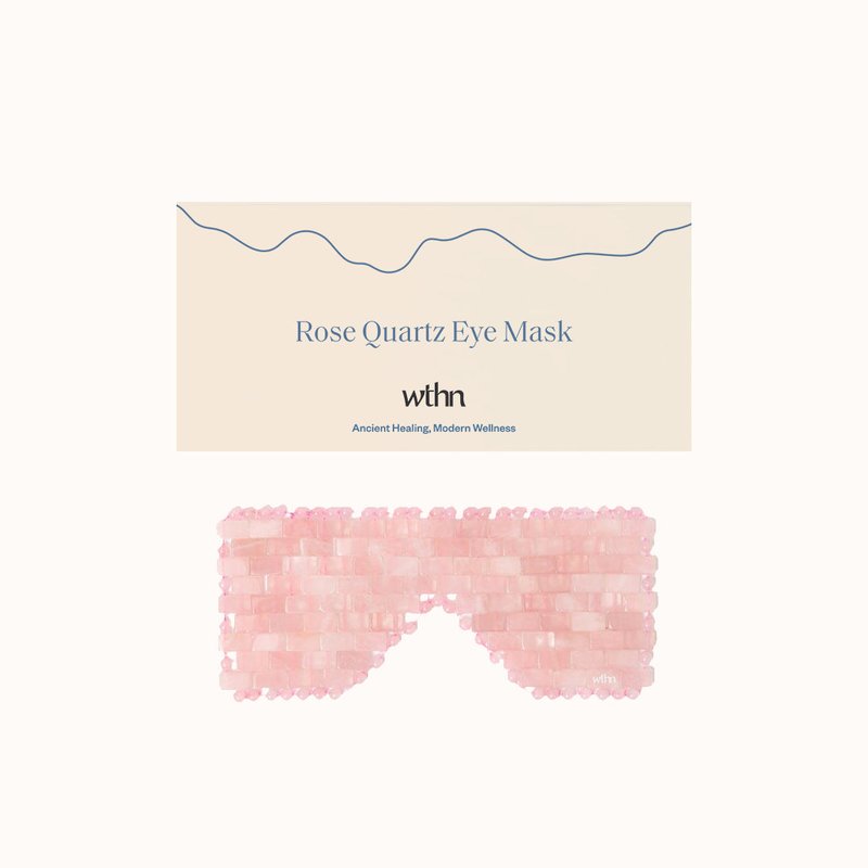Wthn Rose Quartz Eye Mask In Pink