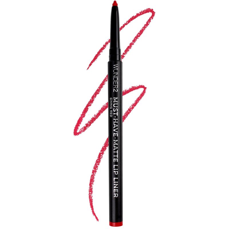 Wunderbrow Must-have-matte Lip Liner In Red
