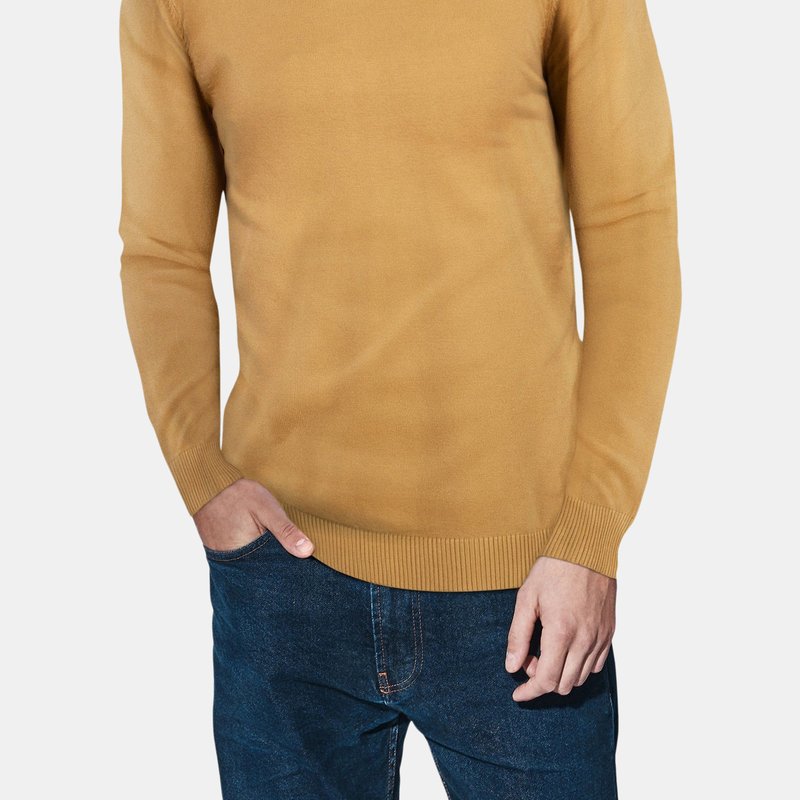 X-ray X Ray Casual Mock Neck Pullover Sweater In Copper