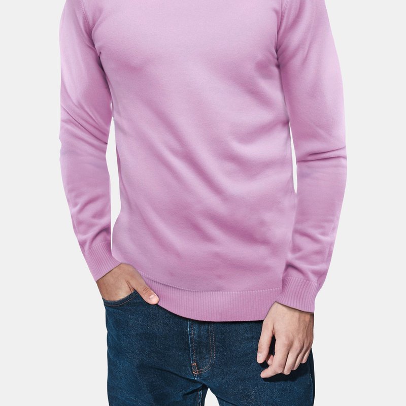 X-ray X Ray Casual Mock Neck Pullover Sweater In Pale Pink