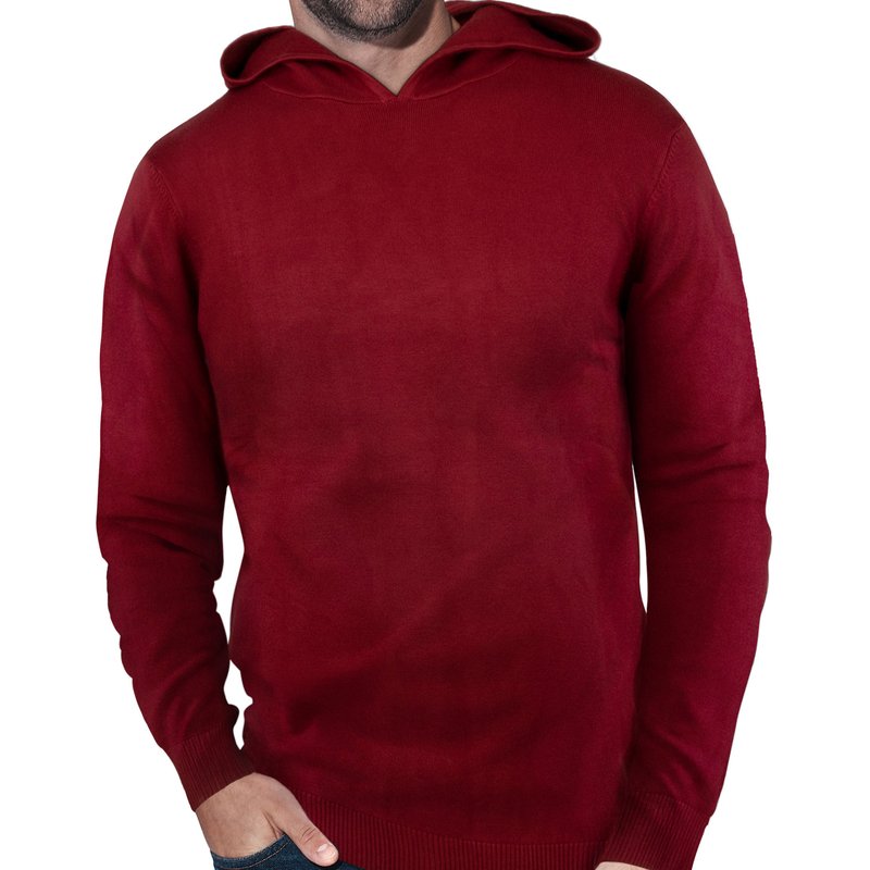 X-ray X Ray Casual Pullover Hoodie Sweater In Jester Red