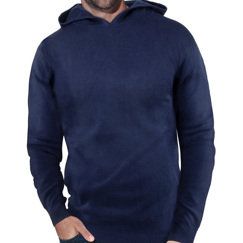 X-ray X Ray Casual Pullover Hoodie Sweater In Navy
