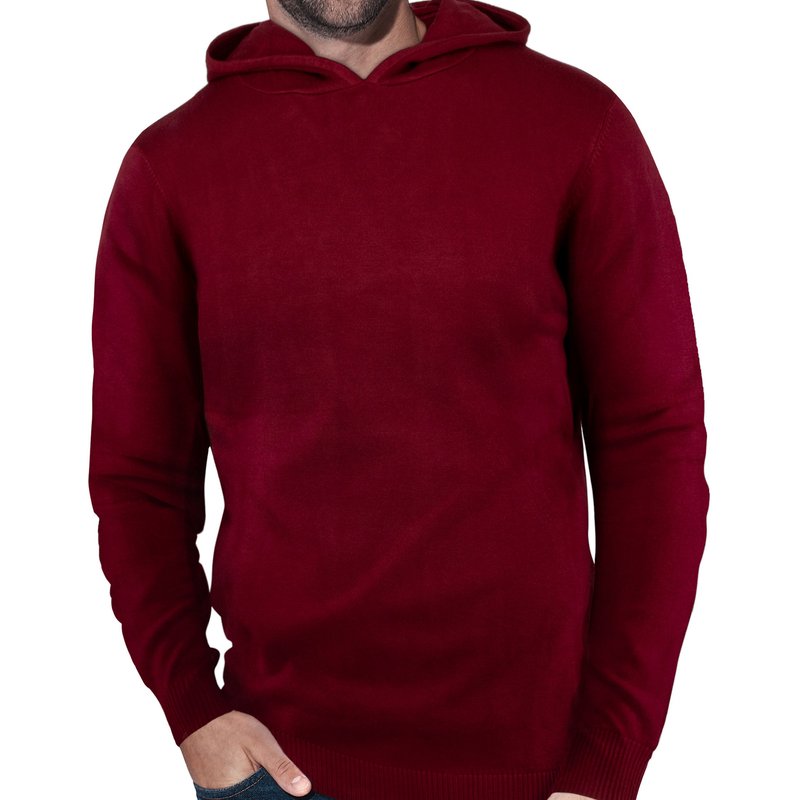 X-ray X Ray Casual Pullover Hoodie Sweater In Red
