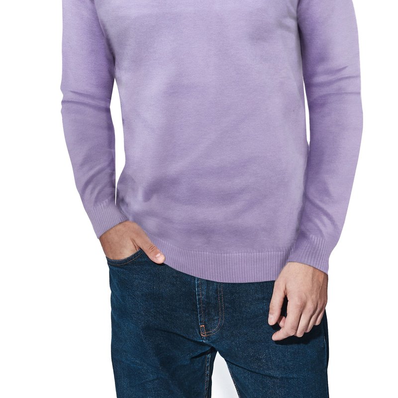 X-ray X Ray Casual Pullover Hoodie Sweater In Lilac
