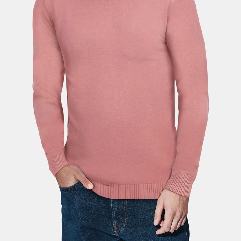 X-ray X Ray Classic Crewneck Sweater In Dusty Mauve