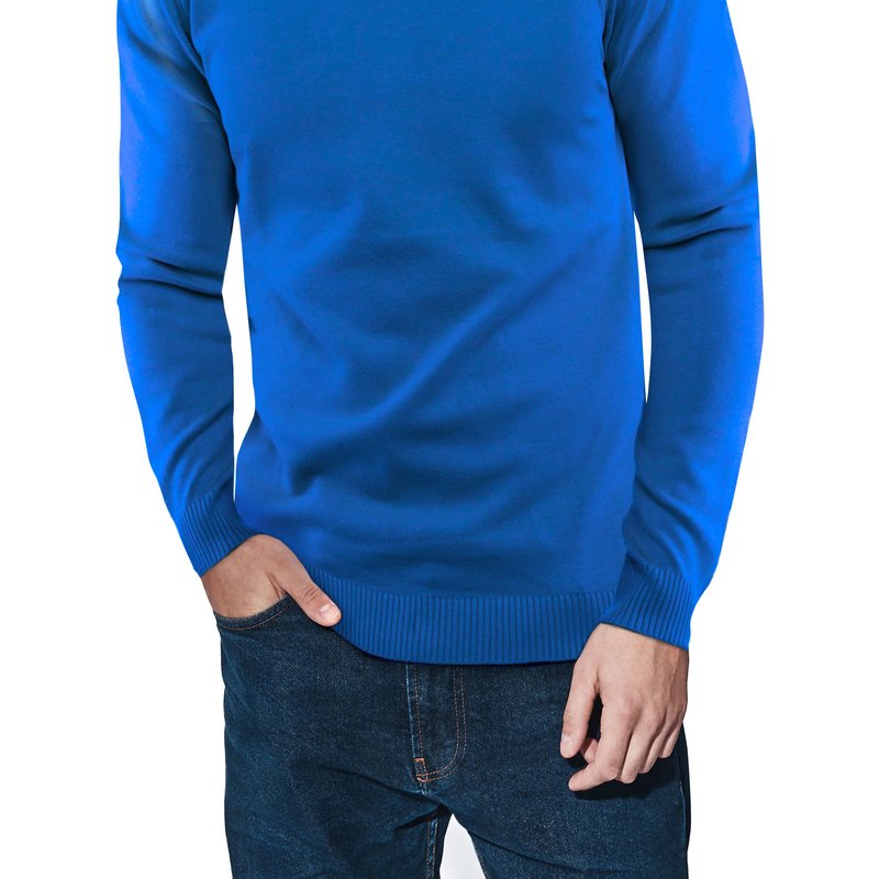 X-ray X Ray Classic Crewneck Sweater In Royal Blue
