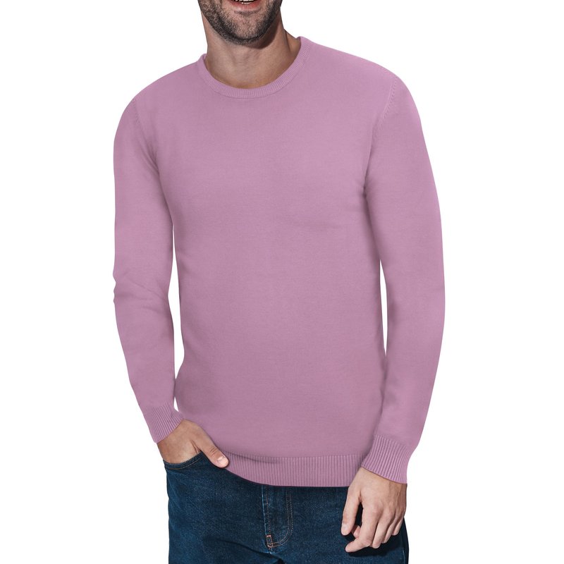 X-ray X Ray Classic Crewneck Sweater In Pale Pink