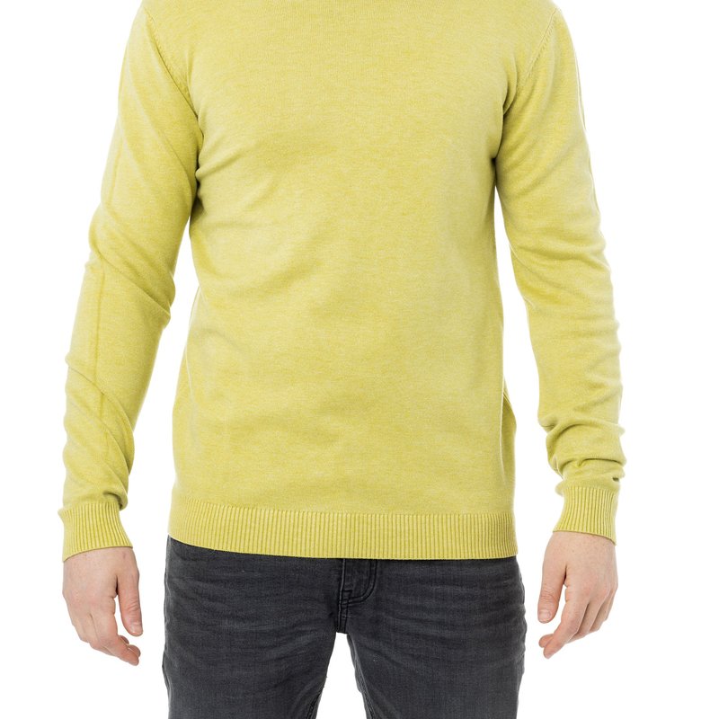 X-ray X Ray Classic Crewneck Sweater In Heather Lime