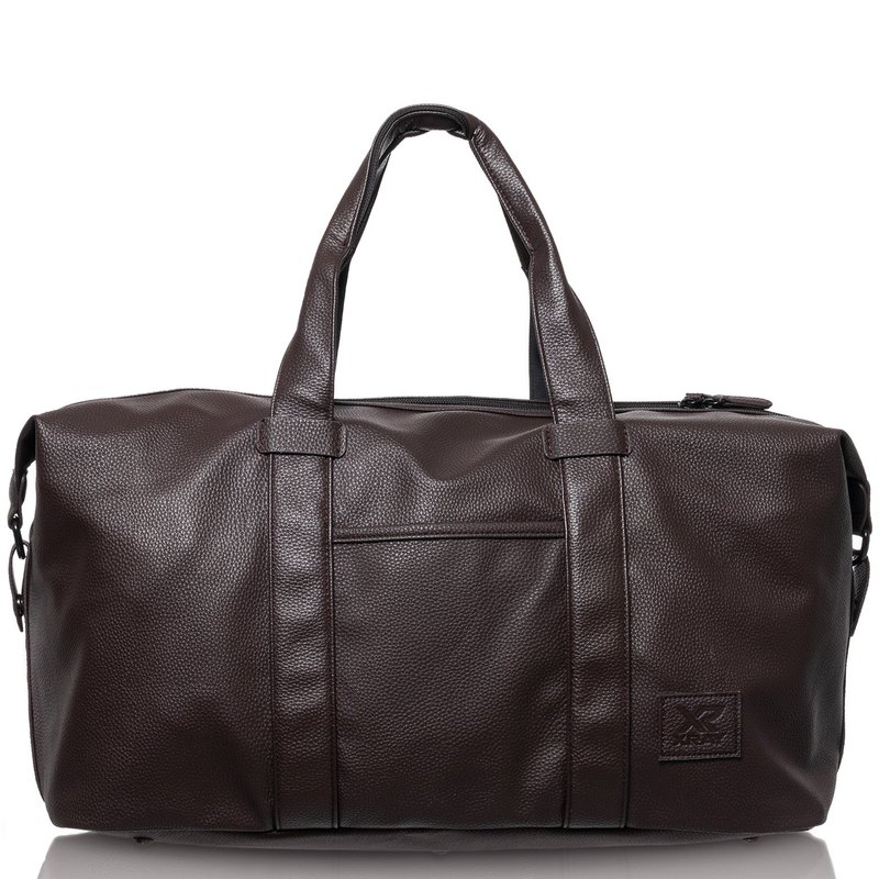 X-ray Classic Pu Leather Large Duffle Bag In Brown