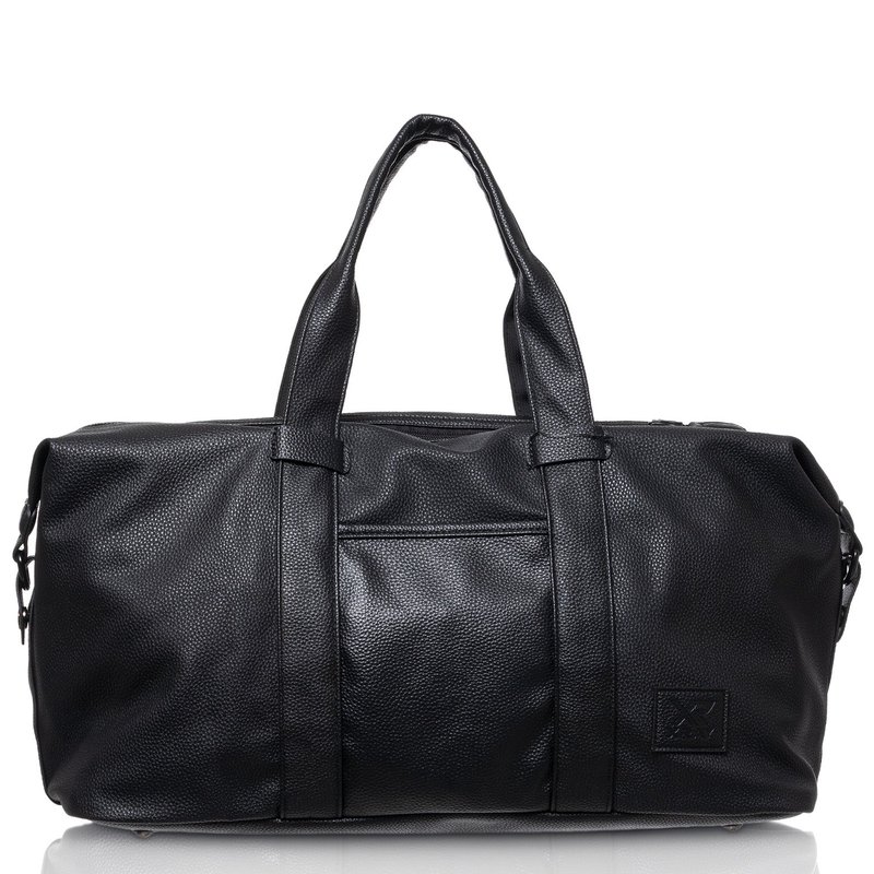 X-ray Classic Pu Leather Large Duffle Bag In Black
