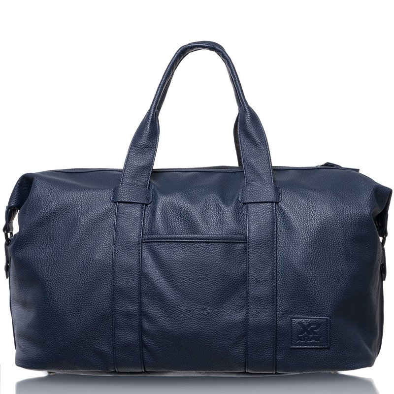 X-ray Classic Pu Leather Large Duffle Bag In Blue