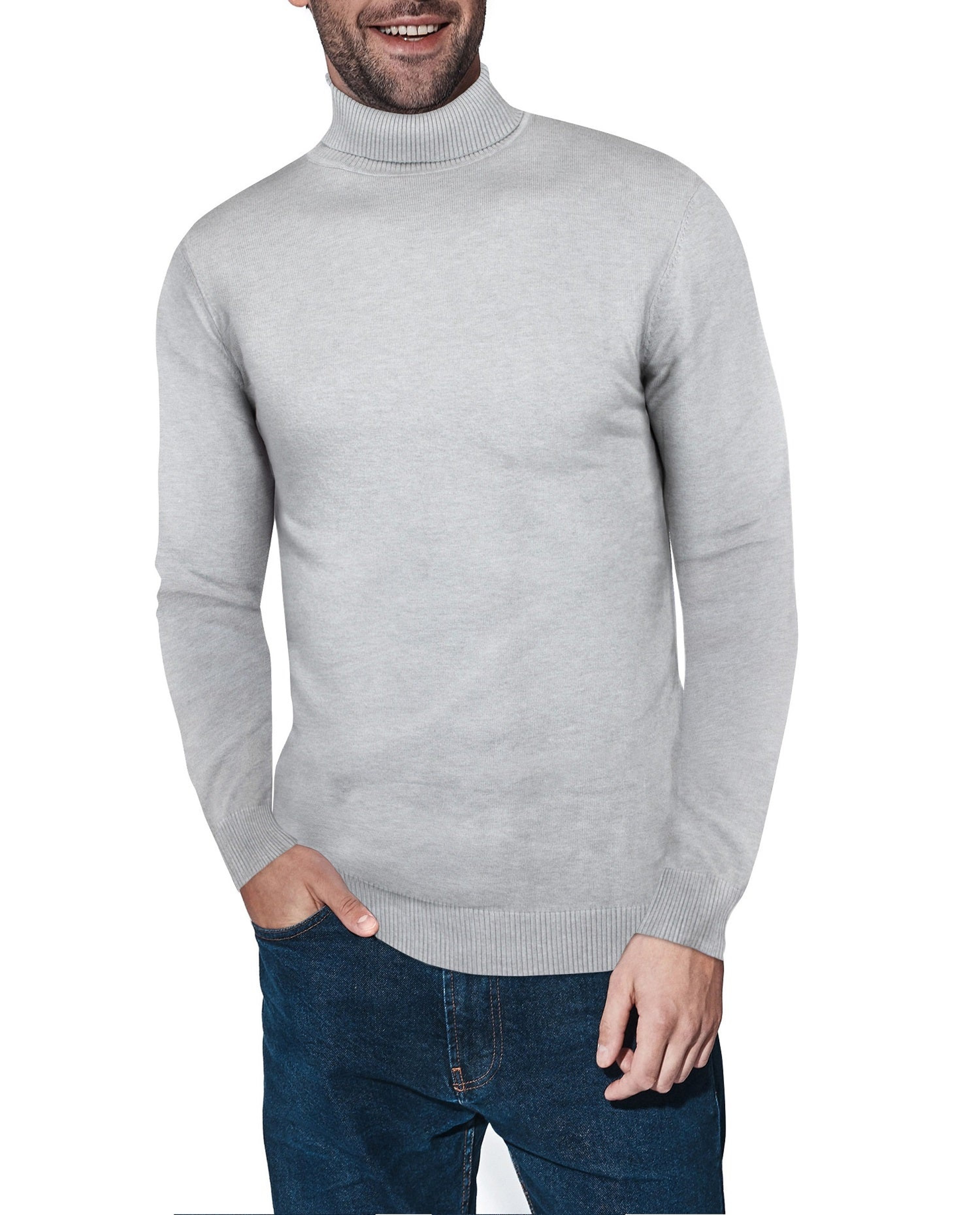 X-ray X Ray Classic Turtle Neck Sweater In Grey