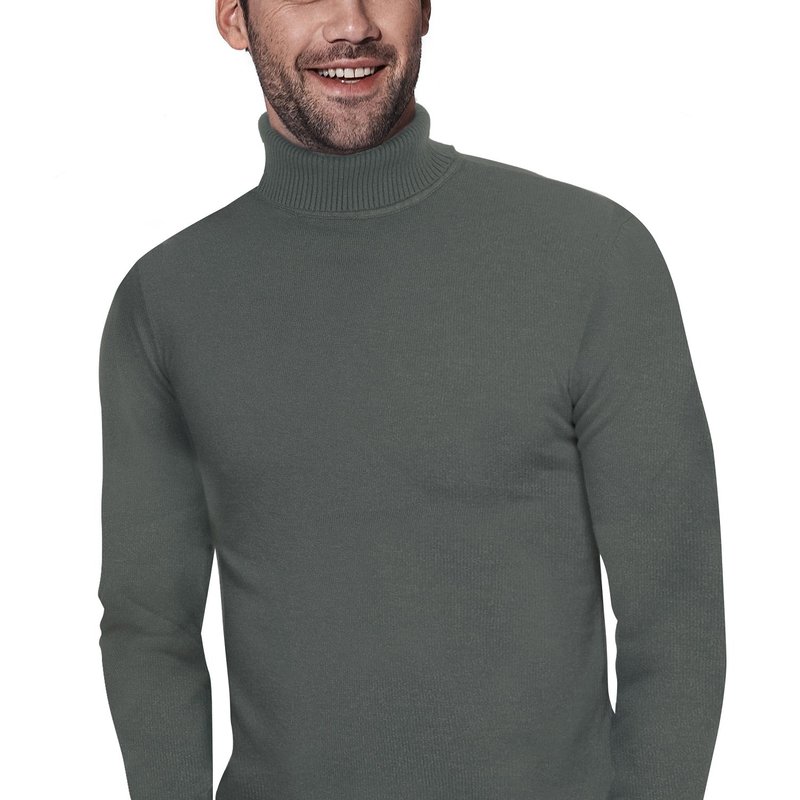 X-ray X Ray Classic Turtle Neck Sweater In Olive