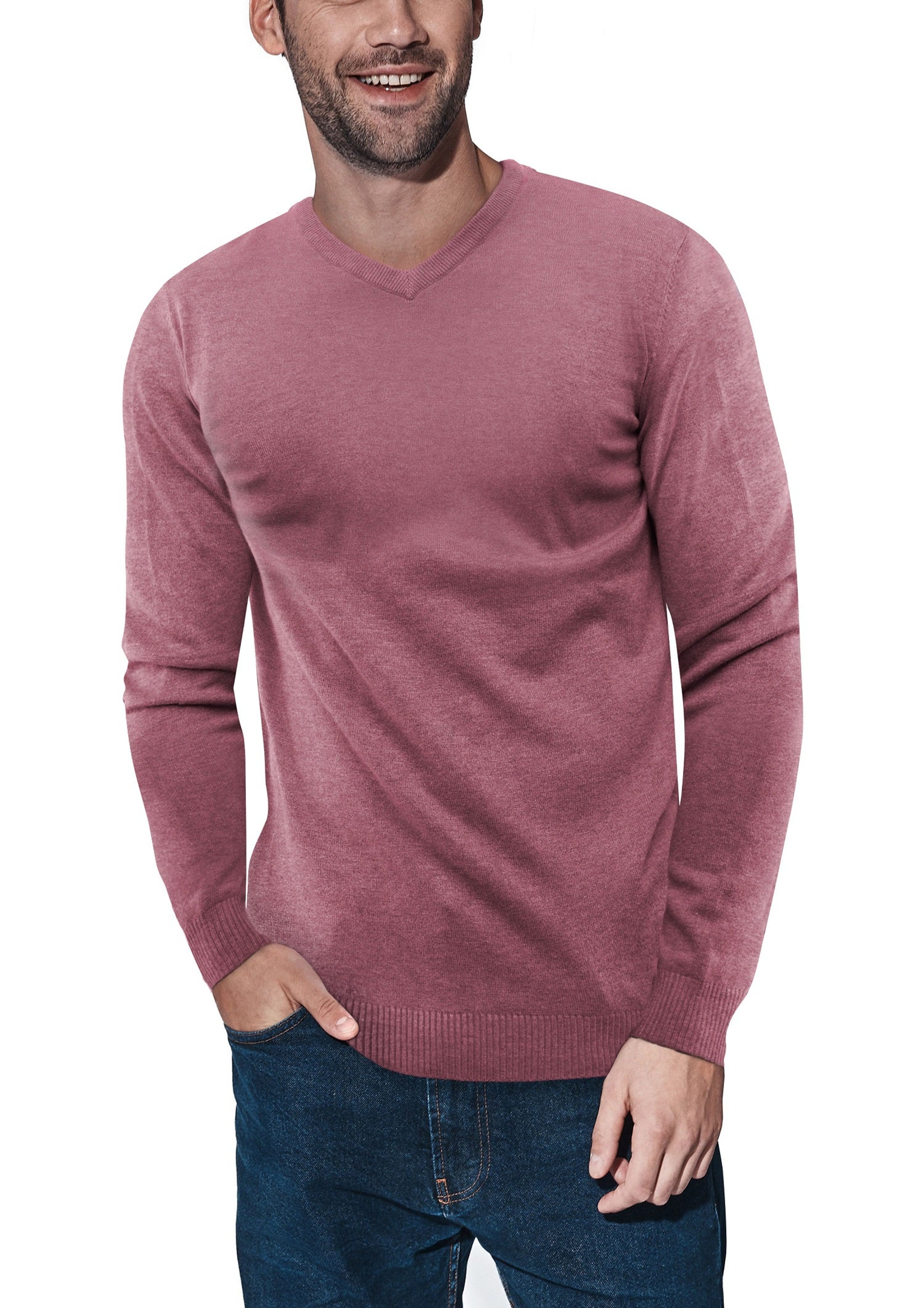 X-ray X Ray Classic V-neck Sweater In Red