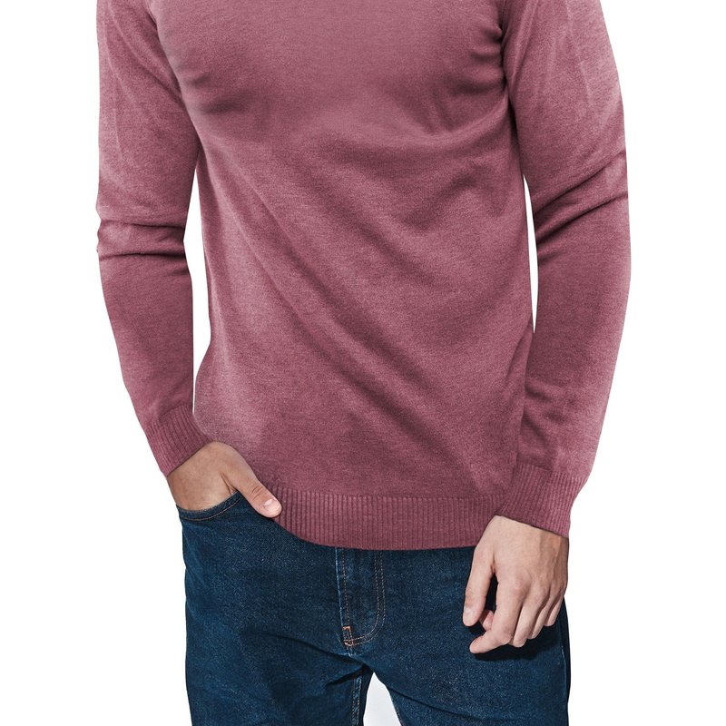 X-ray X Ray Classic V-neck Sweater In Heather Raspberry