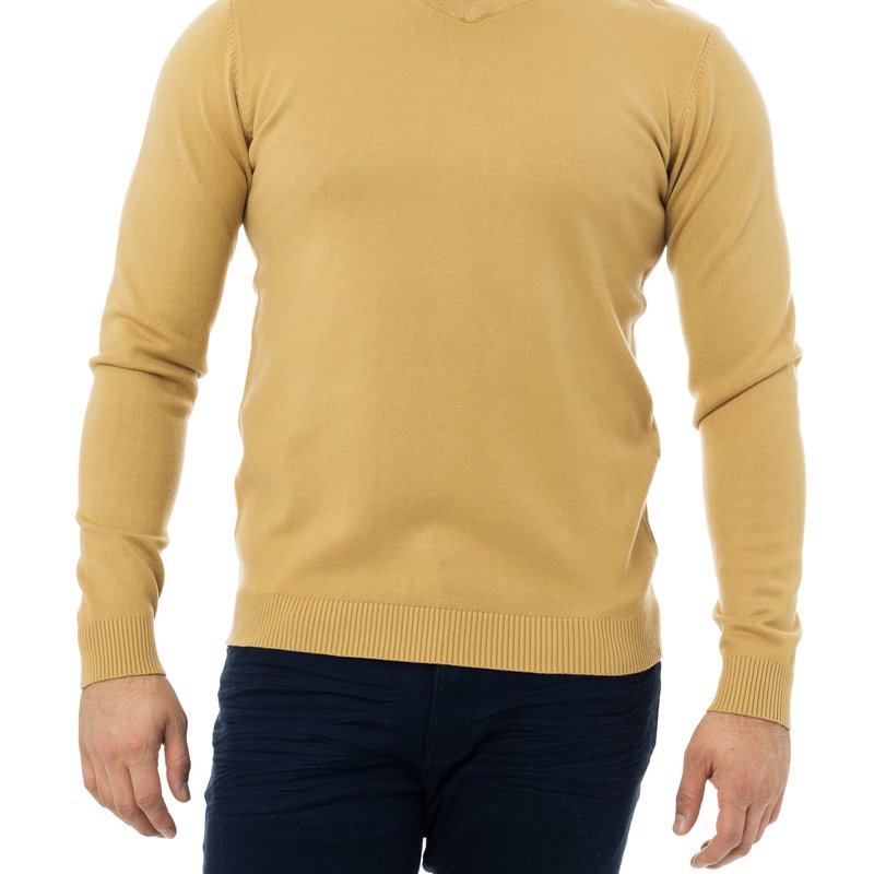 X-ray X Ray Classic V-neck Sweater In Copper