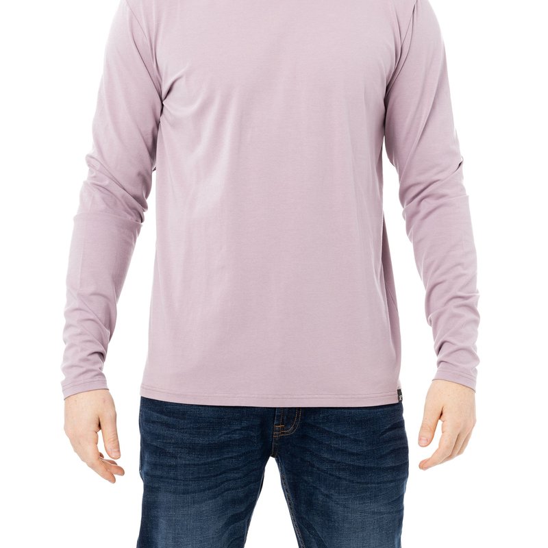 X-ray X Ray Long Sleeve Crewneck T-shirt In Purple
