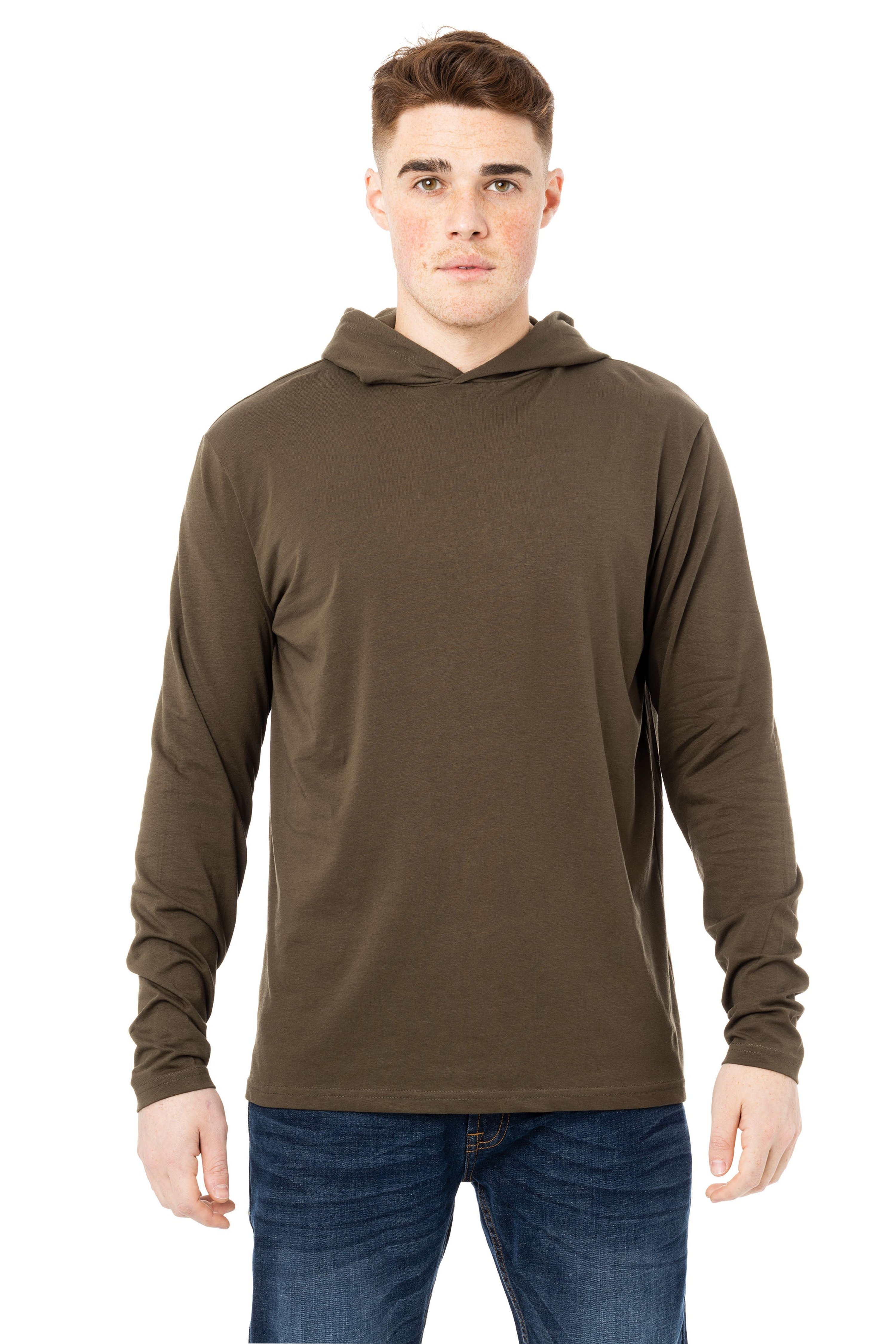 X-ray X Ray Long Sleeve Hooded T-shirt In Green