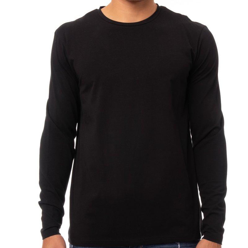 Shop X-ray Men's Classic Long Sleeve Crewneck T-shirt In Black