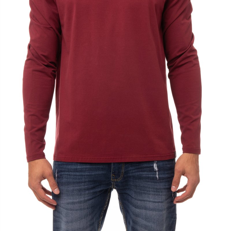 Shop X-ray Men's Classic Long Sleeve Hooded T-shirt In Red
