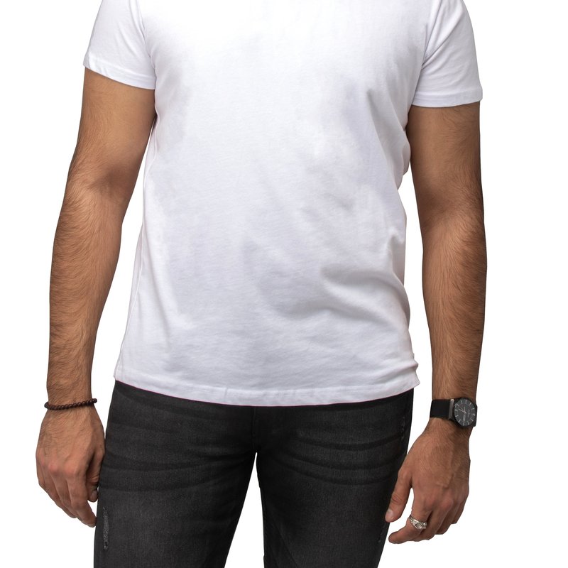 X-ray Men's Crew Neck T-shirt In White