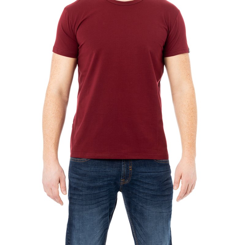 X-ray X Ray Men's Crew Neck T-shirt In Cranberry