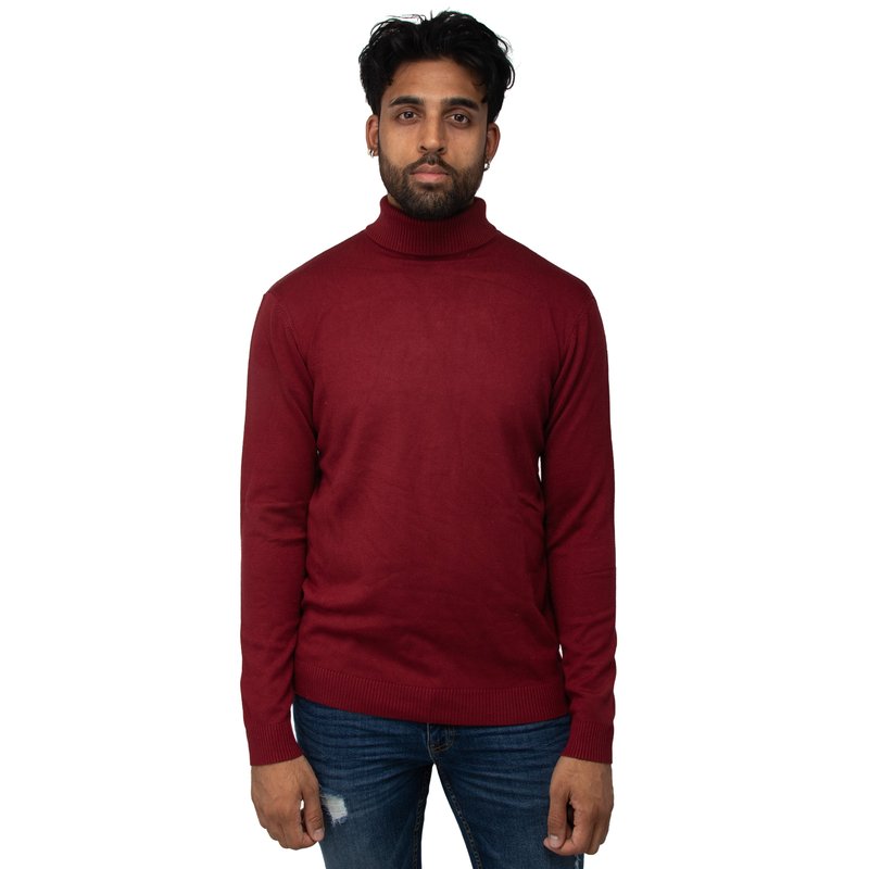 Shop X-ray X Ray Men's Turtleneck Mock Neck Pullover Sweater Big & Tall Available In Red
