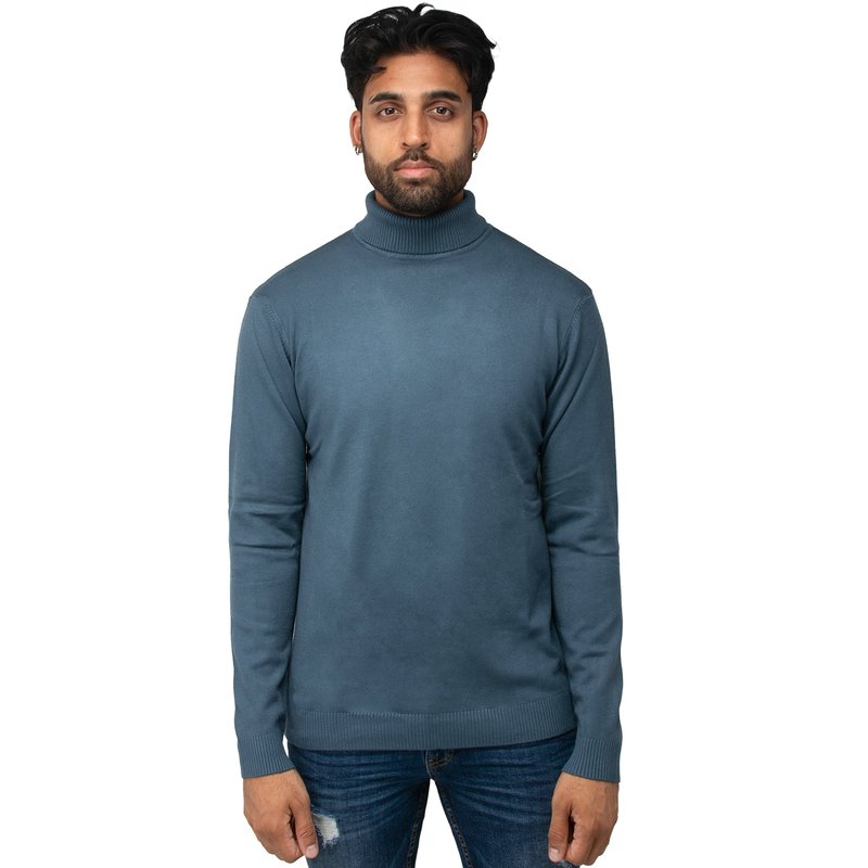 Shop X-ray X Ray Men's Turtleneck Mock Neck Pullover Sweater Big & Tall Available In Blue