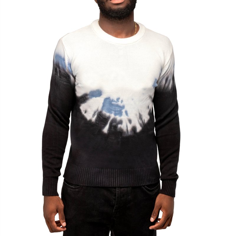 Shop X-ray Pullover Crewneck Tie Dye Fashion Sweater In Blue