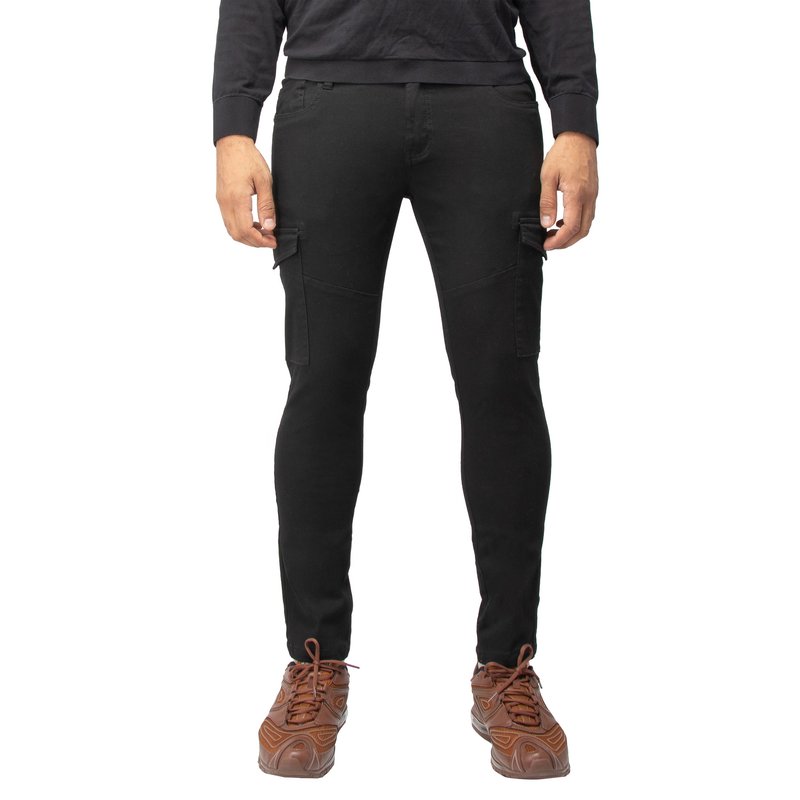 Shop X-ray Slim Fit Stretch Colored Denim Commuter Pants In Black