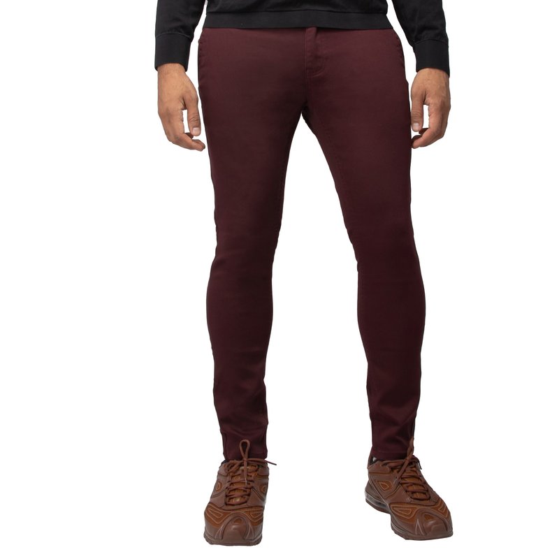 X-ray Slim Fit Stretch Colored Denim Commuter Pants In Red