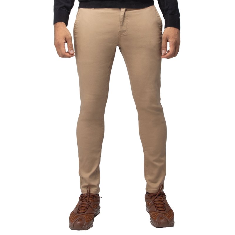 Shop X-ray Slim Fit Stretch Colored Denim Commuter Pants In Brown