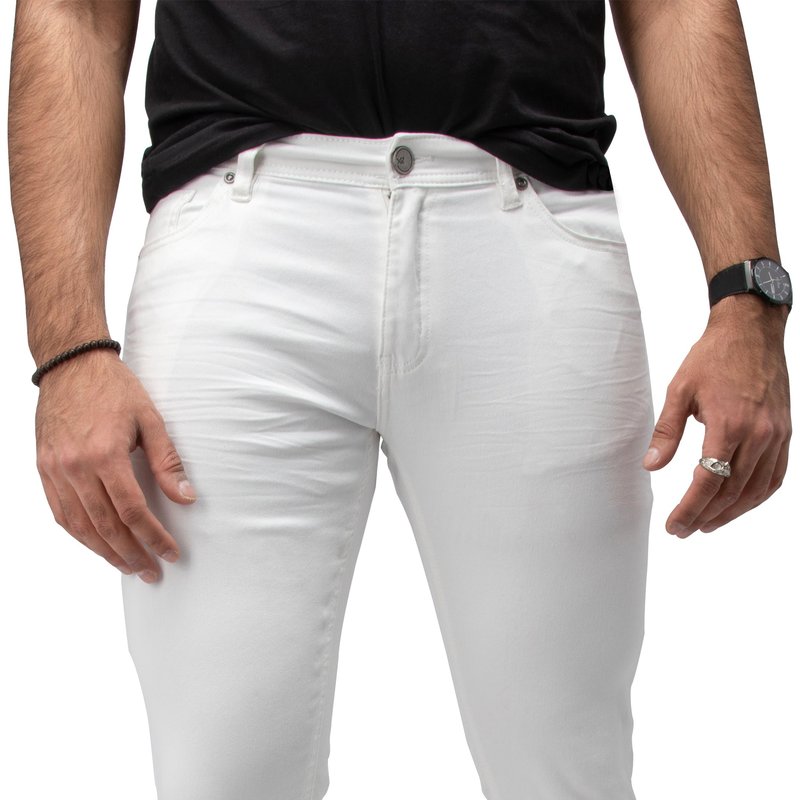 Shop X-ray Slim Fit Stretch Colored Denim Commuter Pants In White