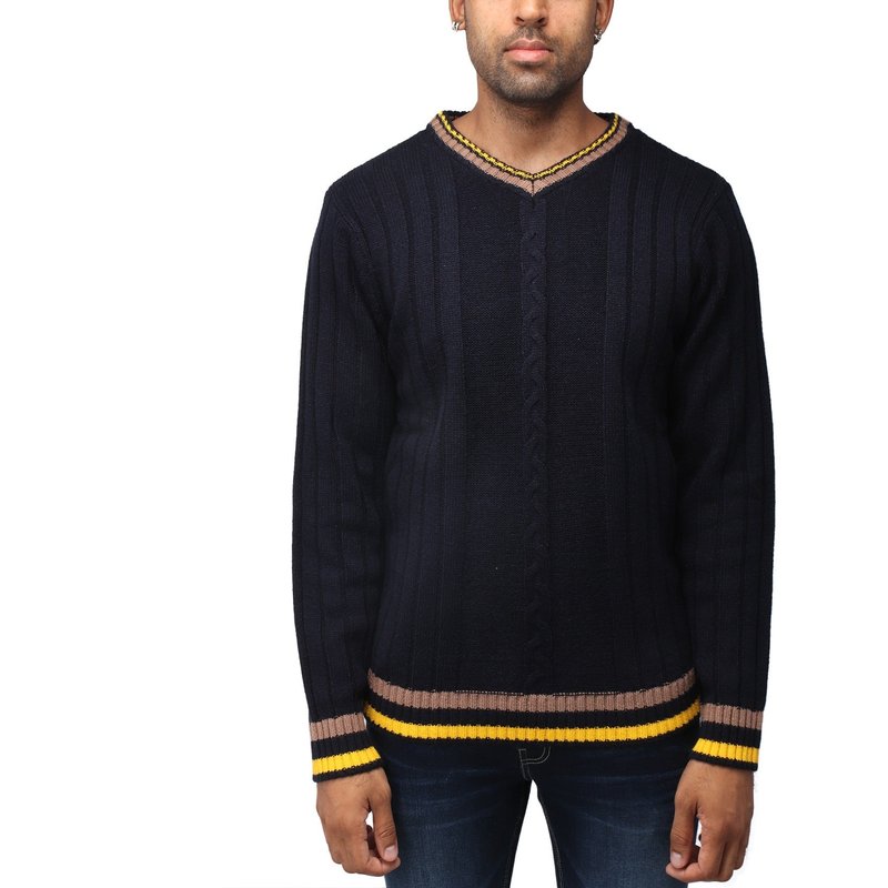 Shop X-ray V Neck Sweater Men Regular And Big & Tall In Blue