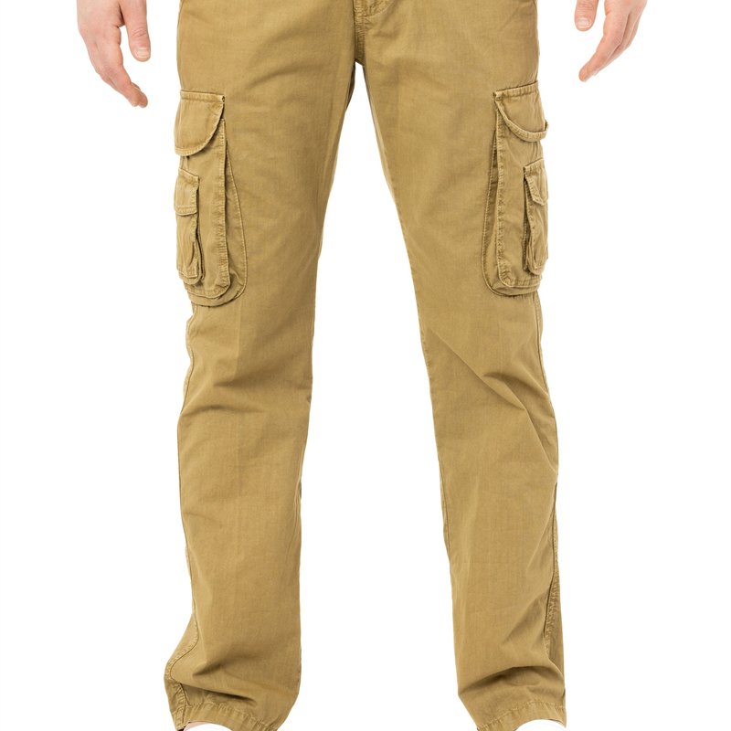 Shop X-ray Xmt-18003 | Men's Belted Cargo Pants In Brown
