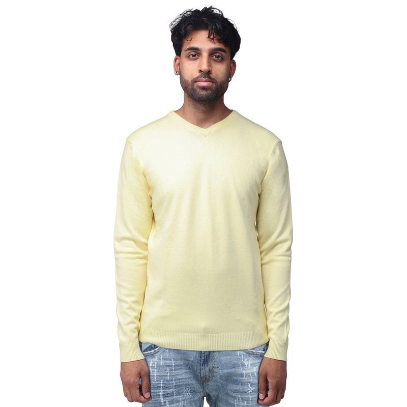 Shop X-ray X Ray Men's Classic Basic V-neck Sweater Big & Tall Available In Yellow