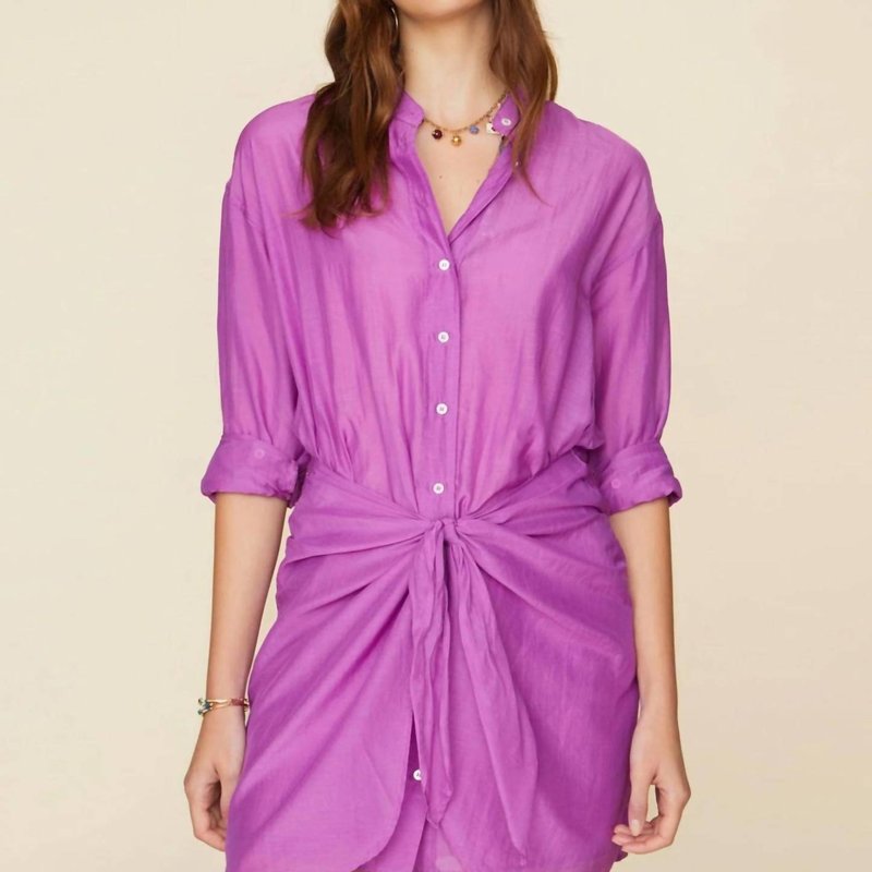 Shop Xirena Arly Mini Dress In Purple Sapphire