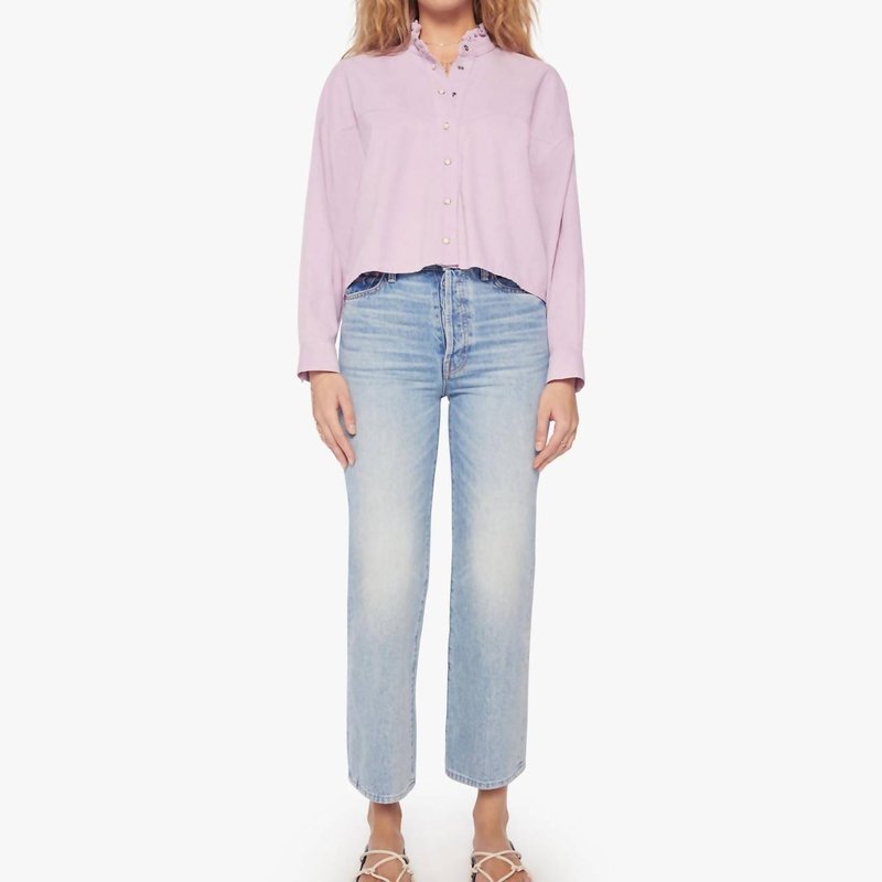 Shop Xirena Hayes Shirt In Soft Lilac In Purple