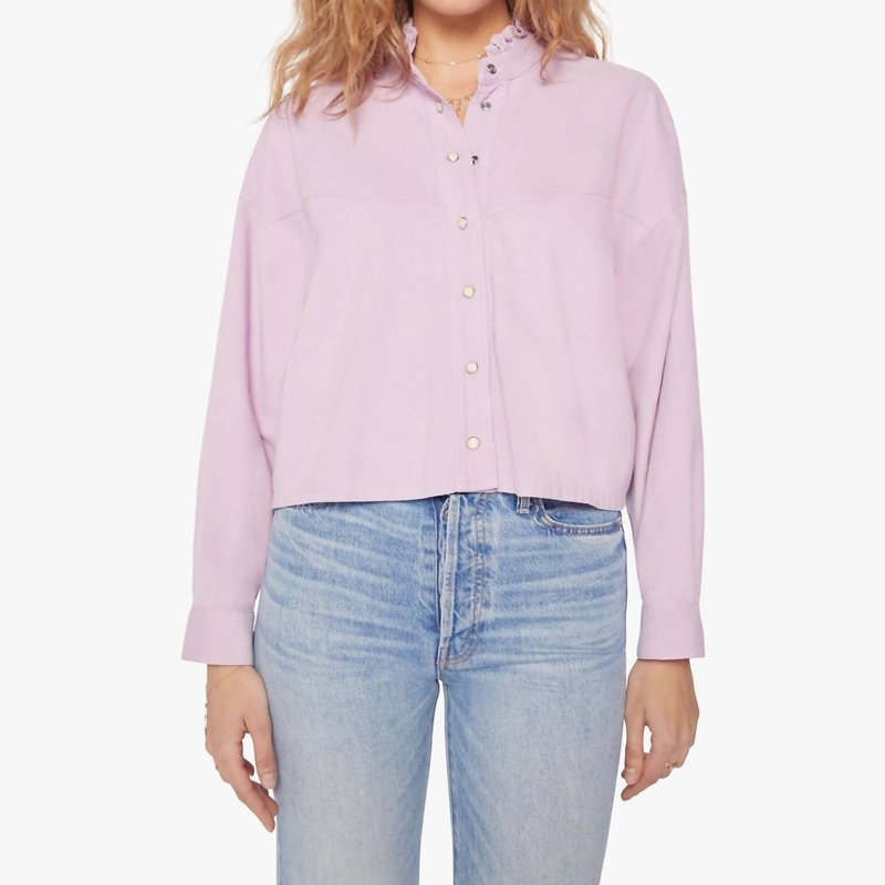Shop Xirena Hayes Shirt In Purple