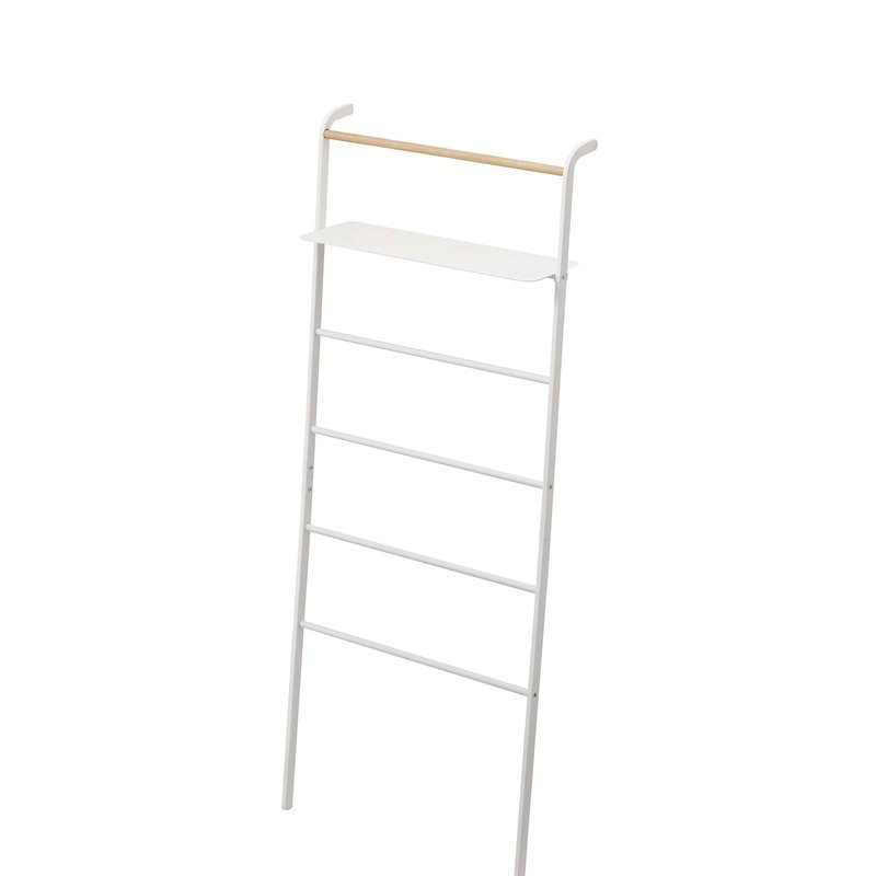 Yamazaki Home Blanket Ladder In White