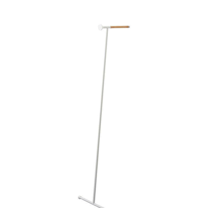 Yamazaki Home Leaning Clothes Hanger (64" H) In White