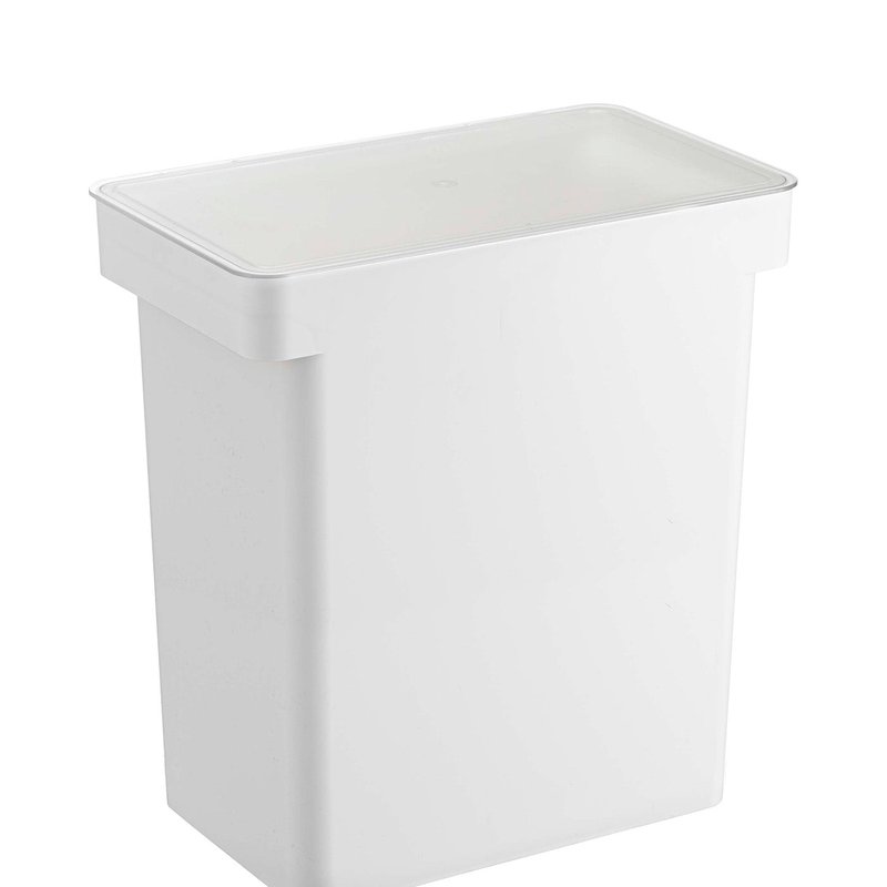 Yamazaki Home Rolling Airtight Pet Food Container In White