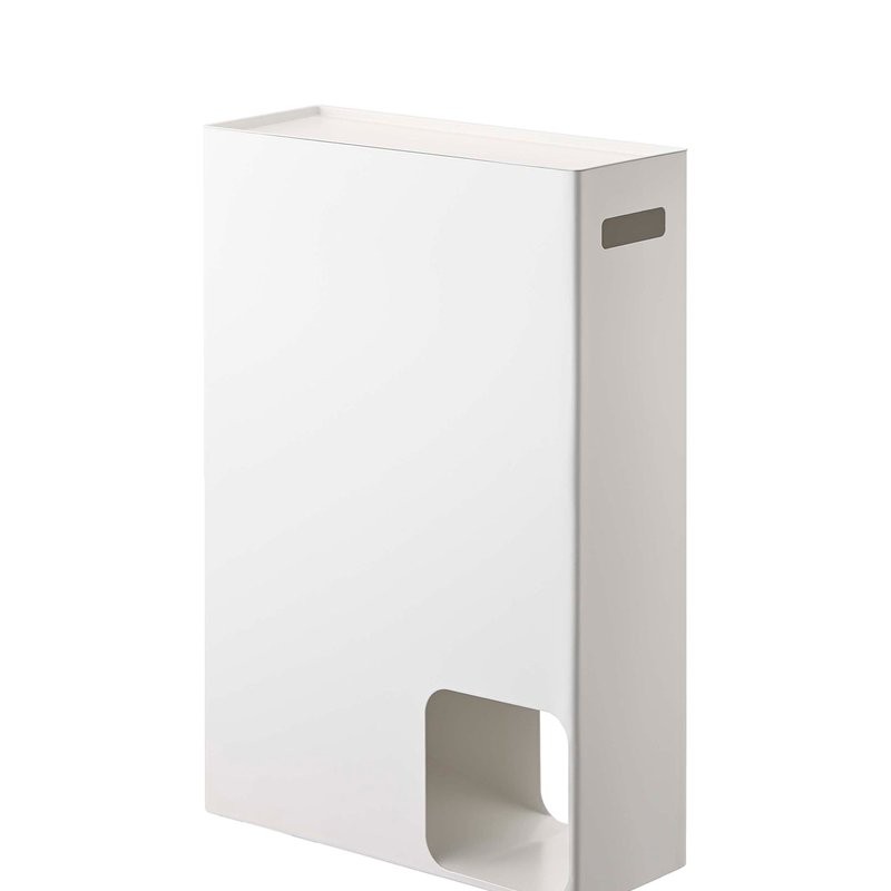 Yamazaki Home Toilet Paper Stocker In White
