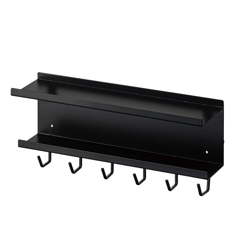 Yamazaki Home Wall-mount Cable & Router Storage Rack In Black