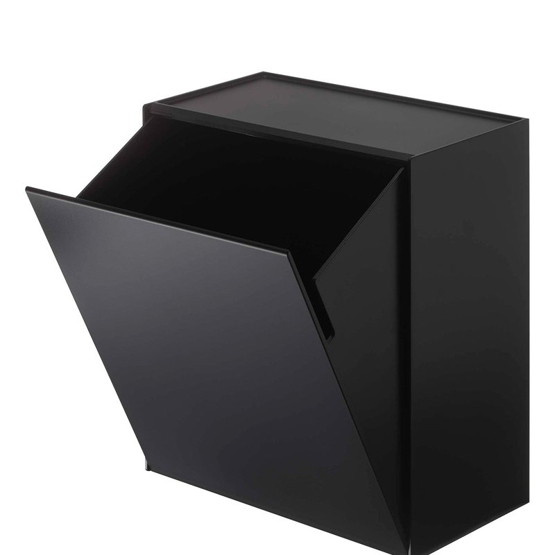 Yamazaki Home Wall-mounted Storage Or Trash Bin In Black