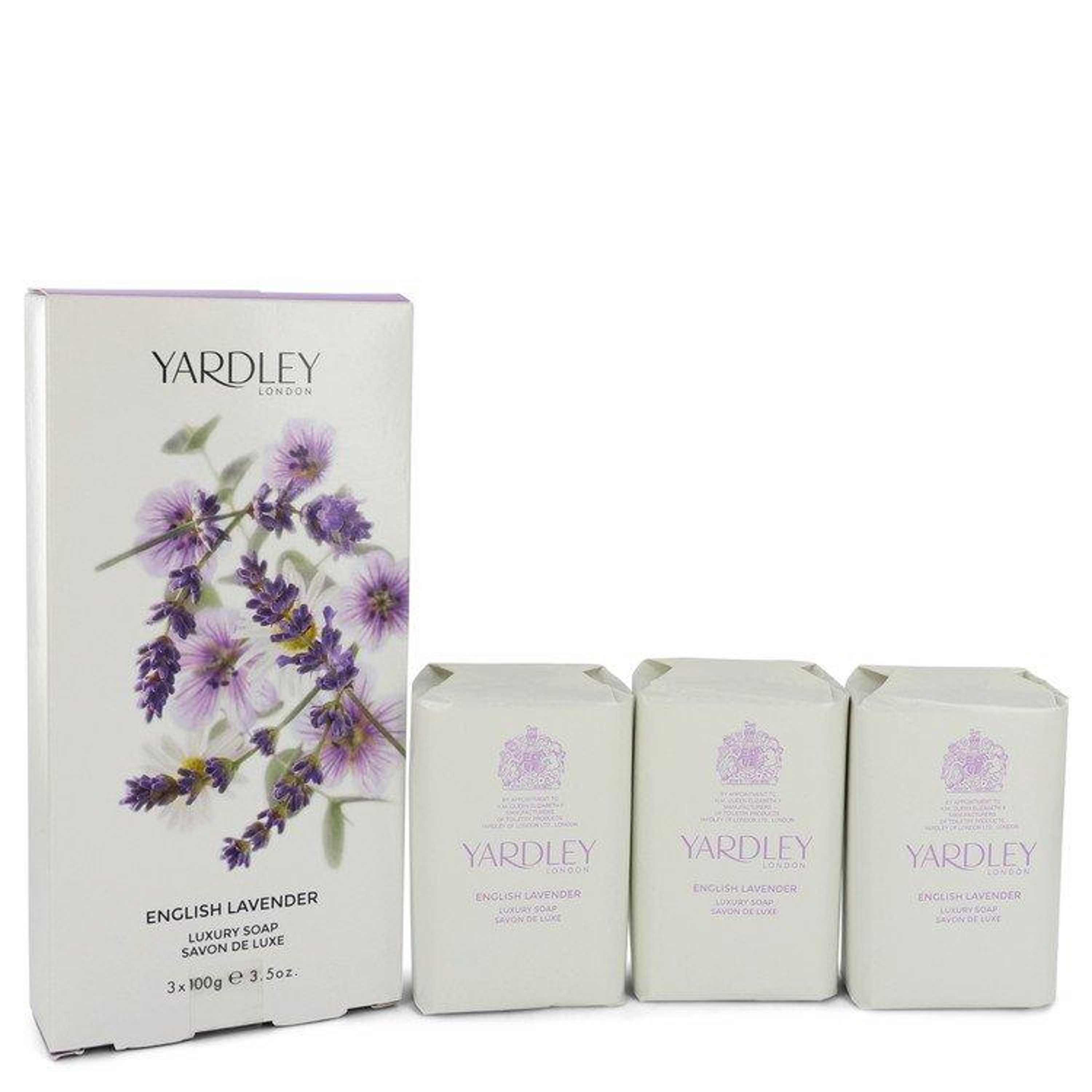 Yardley London Bvlgari English Lavender By  3 X 3.5 oz Soap 3.5 oz