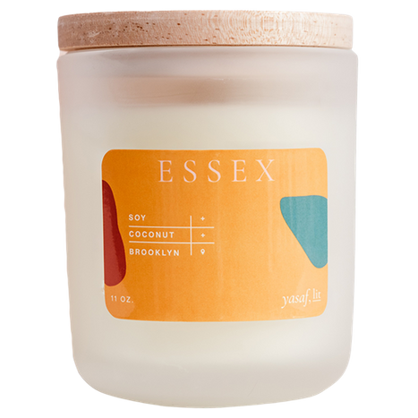 Yasaf, Lit Essex Candle In Yellow
