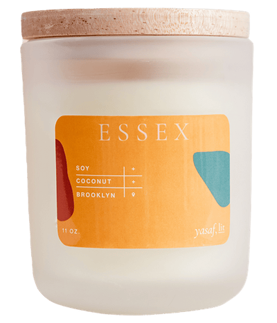 yasaf, lit ESSEX candle product