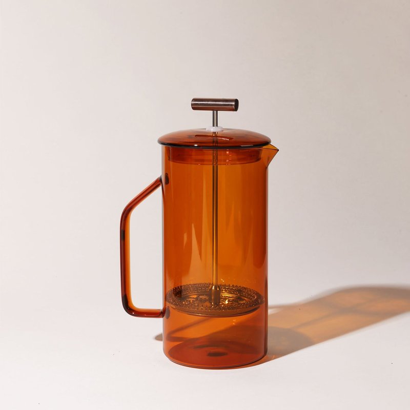 Shop Yield 850 ml Glass French Press In Brown